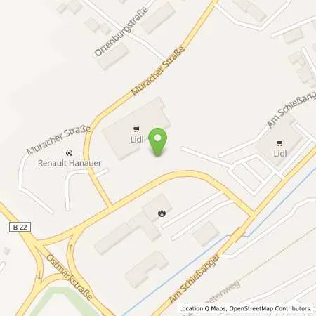 Standortübersicht der Tankstelle Lidl Dienstleistung GmbH & Co. KG in 92526 Oberviechtach