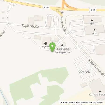 Standortübersicht der Tankstelle Allego GmbH in 92533 Wernberg-Köblitz