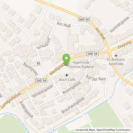 Standortübersicht der Tankstelle Charge-ON in 92536 Pfreimd