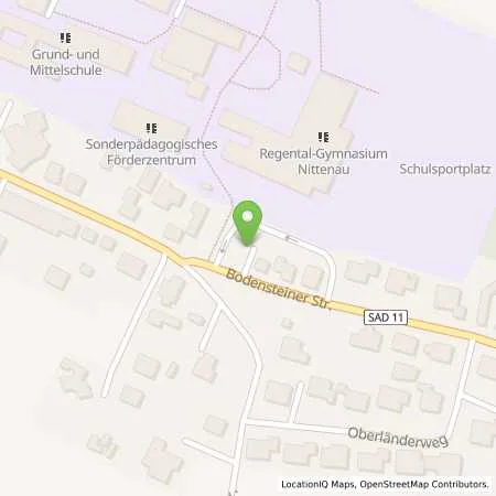 Standortübersicht der Tankstelle Mer Germany GmbH in 93149 Nittenau