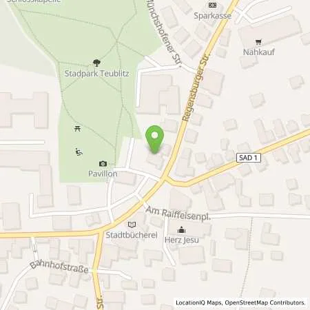 Standortübersicht der Tankstelle Charge-ON in 93158 Teublitz
