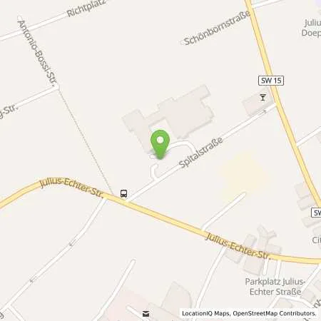 Standortübersicht der Tankstelle ÜZ Mainfranken eG in 97440 Werneck