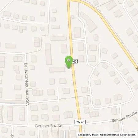 Standortübersicht der Tankstelle ÜZ Mainfranken eG in 97447 Gerolzhofen