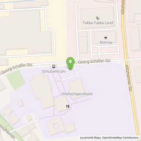 Standortübersicht der Tankstelle ÜZ Mainfranken eG in 97447 Gerolzhofen