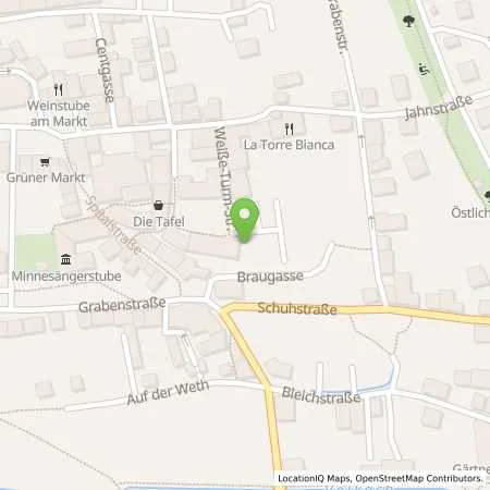 Standortübersicht der Tankstelle ÜZ Mainfranken eG in 97447 Gerolzhofen