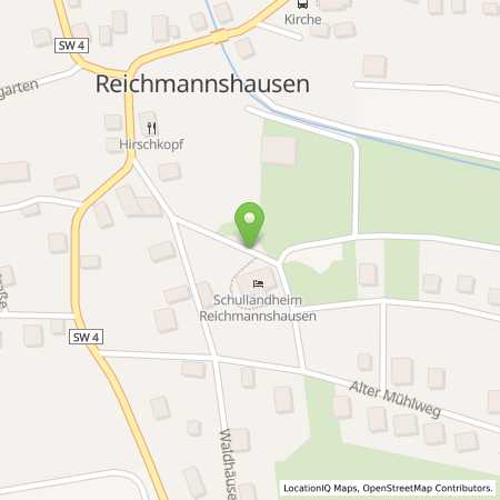 Standortübersicht der Strom (Elektro) Tankstelle: ÜZ Mainfranken eG in 97453, Schonungen