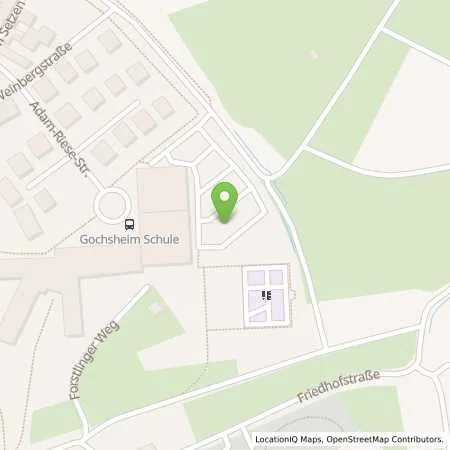 Standortübersicht der Tankstelle Elektrizitätsversorgung der Gemeinde Gochsheim in 97469 Gochsheim