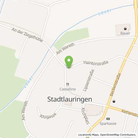 Standortübersicht der Strom (Elektro) Tankstelle: Charge-ON in 97488, Stadtlauringen