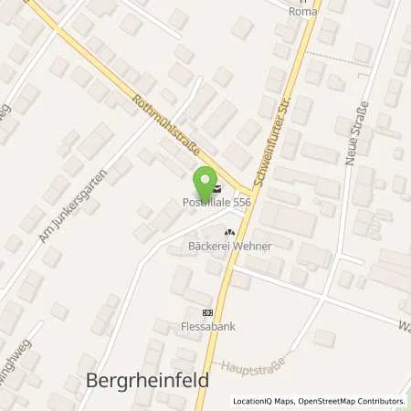 Standortübersicht der Tankstelle ÜZ Mainfranken eG in 97493 Bergrheinfeld