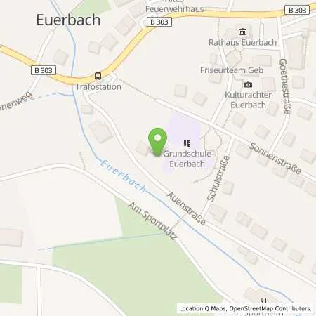 Standortübersicht der Tankstelle ÜZ Mainfranken eG in 97502 Euerbach