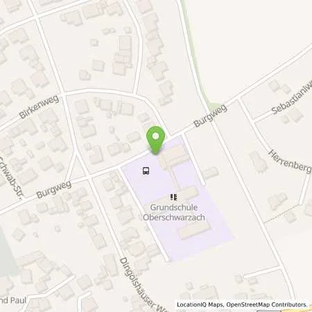 Standortübersicht der Tankstelle ÜZ Mainfranken eG in 97516 Oberschwarzach