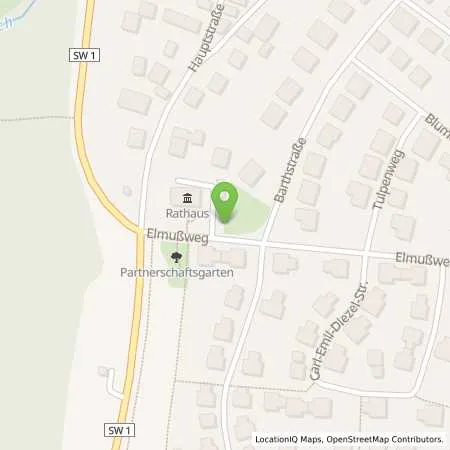 Standortübersicht der Tankstelle ÜZ Mainfranken eG in 97520 Röthlein