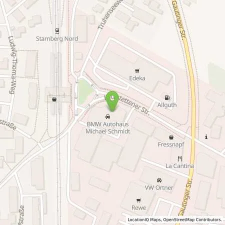 Standortübersicht der Tankstelle Autohaus Michael Schmidt GmbH in 82319 Starnberg