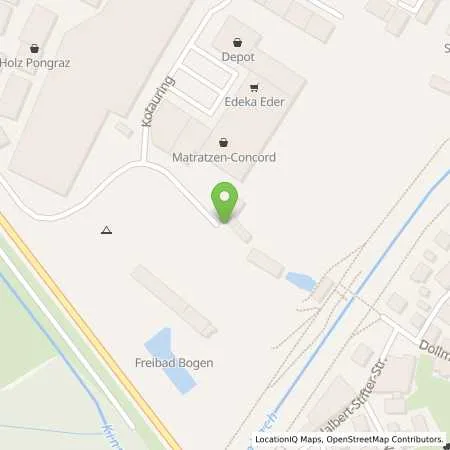 Standortübersicht der Tankstelle Stadtwerke Bogen GmbH in 94327 Bogen