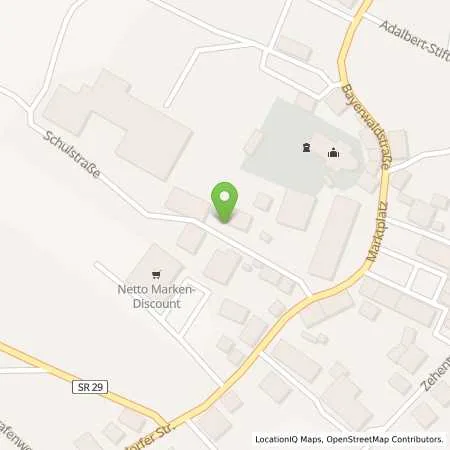 Standortübersicht der Tankstelle Stadtwerke Bogen GmbH in 94374 Schwarzach