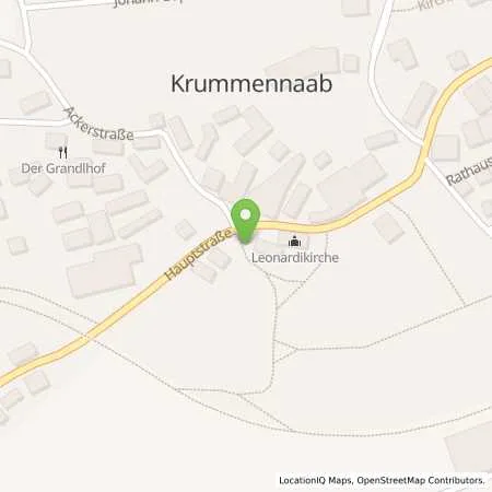 Standortübersicht der Tankstelle N-ERGIE Aktiengesellschaft in 92703 Krummennaab