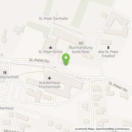 Standortübersicht der Tankstelle Stadtwerke Tirschenreuth in 95643 Tirschenreuth