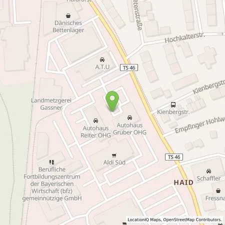 Standortübersicht der Tankstelle Autohaus A. Gruber OHG in 83278 Traunstein