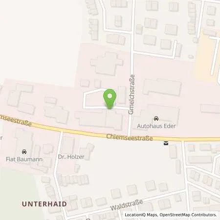 Standortübersicht der Tankstelle Osenstätter Kraftfahrzeuge GmbH in 83278 Traunstein