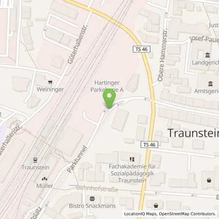 Standortübersicht der Tankstelle Stadtwerke Traunstein & Co. KG in 83278 Traunstein