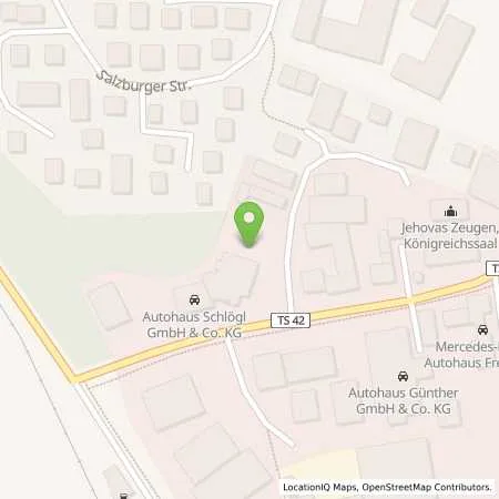 Standortübersicht der Tankstelle AH Schlögl GmbH & CoKG in 83301 Traunreut