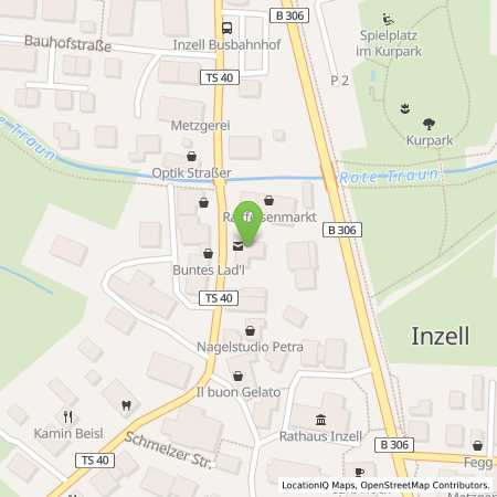 Standortübersicht der Strom (Elektro) Tankstelle: Stromversorgung Inzell eG in 83334, Inzell