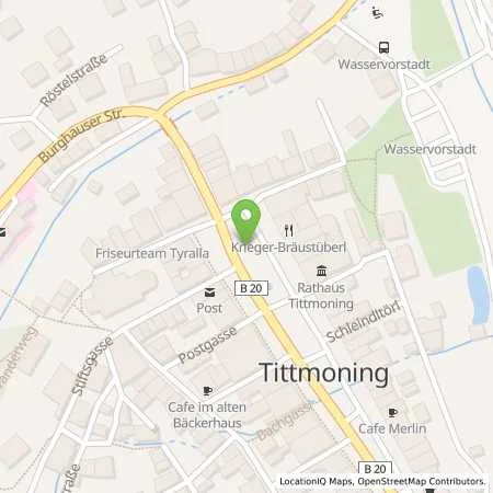 Standortübersicht der Tankstelle Mer Germany GmbH in 84529 Tittmoning