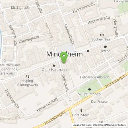 Standortübersicht der Tankstelle e-con AG in 87719 Mindelheim