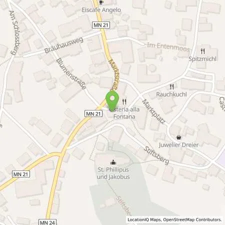 Standortübersicht der Tankstelle erdgas schwaben gmbh in 87730 Bad Grönenbach