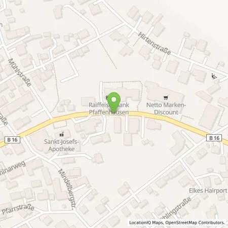 Standortübersicht der Tankstelle Lechwerke AG in 87772 Pfaffenhausen