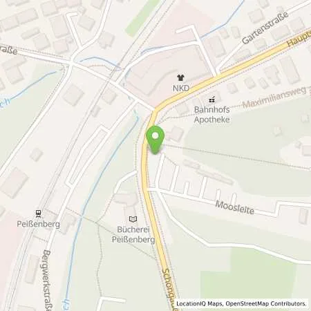 Standortübersicht der Tankstelle Gemeindewerke Peißenberg KU in 82380 Peißenberg