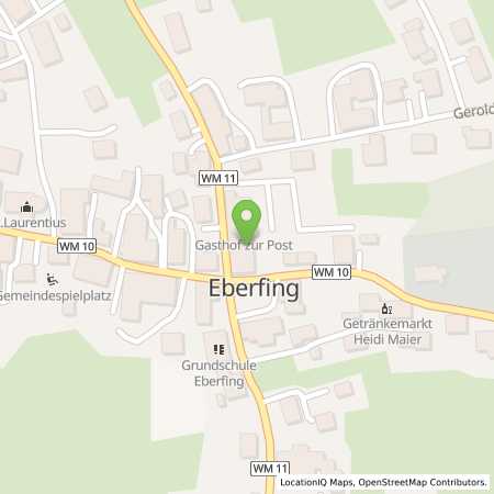 Strom Tankstellen Details Gemeinde Eberfing, Gebietskörperschaft in 82390 Eberfing ansehen