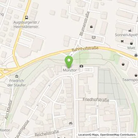 Standortübersicht der Tankstelle Lechwerke AG in 86956 Schongau