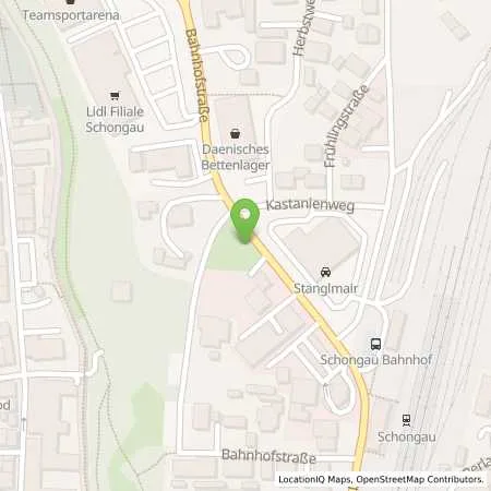 Standortübersicht der Tankstelle Lechwerke AG in 86956 Schongau