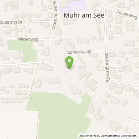 Standortübersicht der Tankstelle Dr. Bernhard Göttler in 91735 Muhr am See