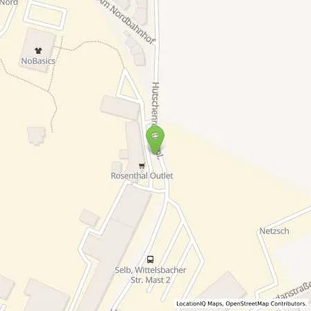 Standortübersicht der Tankstelle Charge-ON in 95100 Selb