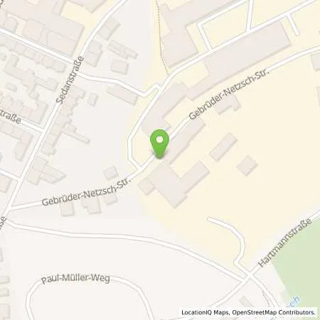 Standortübersicht der Tankstelle Energieversorgung Selb-Marktredwitz GmbH in 95100 Selb