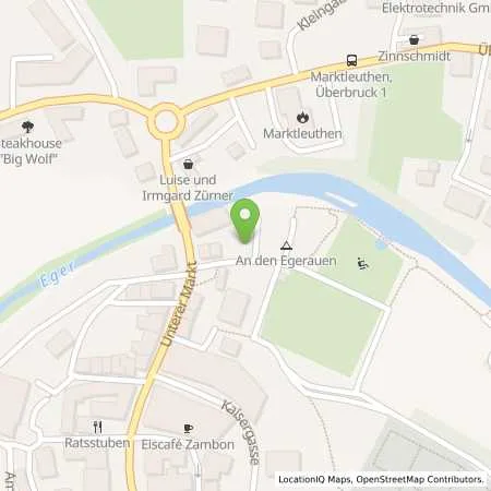 Standortübersicht der Tankstelle SWW Wunsiedel GmbH in 95168 Marktleuthen