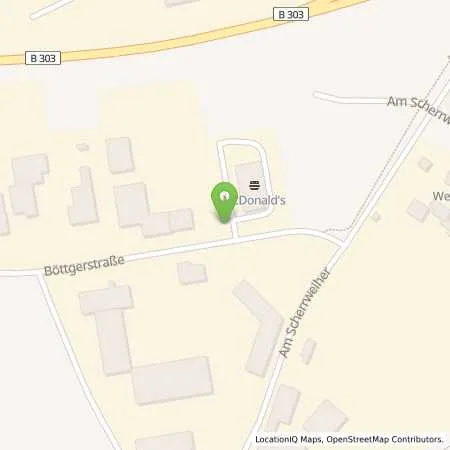 Standortübersicht der Tankstelle EWE Go GmbH in 95615 Marktredwitz