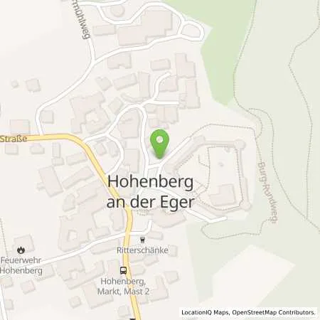 Standortübersicht der Tankstelle Energieversorgung Selb-Marktredwitz GmbH in 95691 Hohenberg a. d. Eger