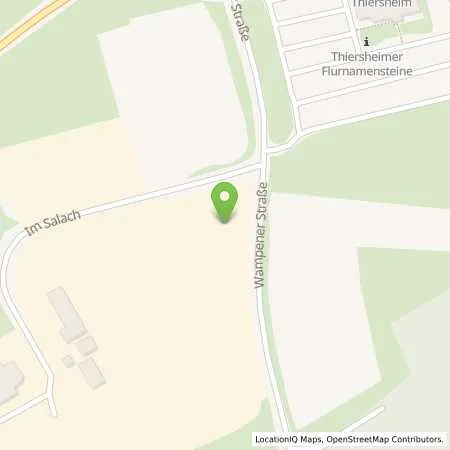 Standortübersicht der Tankstelle Citywatt GmbH in 95707 Thiersheim