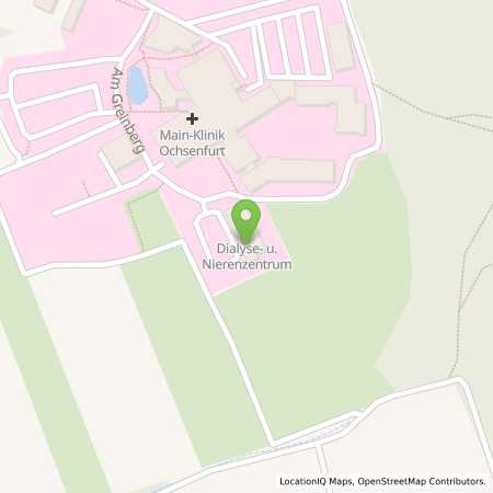 Standortübersicht der Strom (Elektro) Tankstelle: Überlandwerk Schäftersheim GmbH & Co. KG in 97199, Ochsenfurt