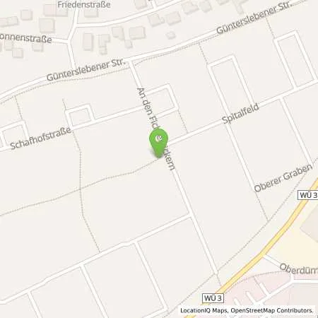 Standortübersicht der Tankstelle Energieversorgung Lohr-Karlstadt u. Umgebung GmbH & Co. KG in 97209 Veitshöchheim