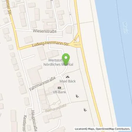 Standortübersicht der Tankstelle WVV in 97299 Zell