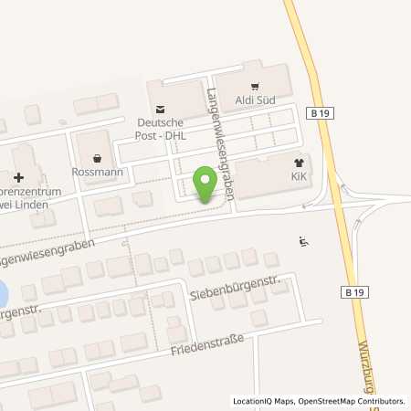 Standortübersicht der Strom (Elektro) Tankstelle: N-ERGIE Aktiengesellschaft in 97323, Giebelstadt