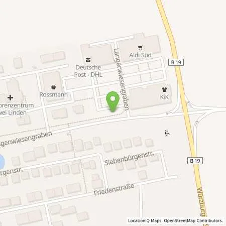 Standortübersicht der Tankstelle N-ERGIE Aktiengesellschaft in 97323 Giebelstadt