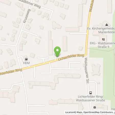 Standortübersicht der Tankstelle Allego GmbH in 12279 Berlin