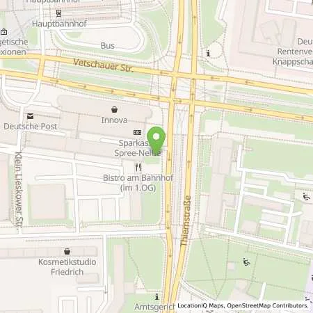 Standortübersicht der Tankstelle envia Mitteldeutsche Energie AG in 03048 Cottbus