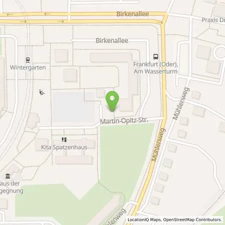 Standortübersicht der Tankstelle Elektro Jahn GmbH & Co.KG in 15232 Frankfurt (Oder)