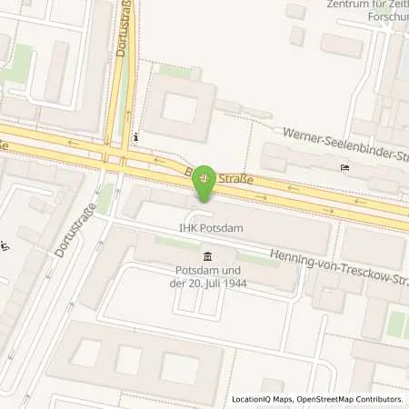 Standortübersicht der Tankstelle Energie und Wasser Potsdam GmbH in 14467 Potsdam